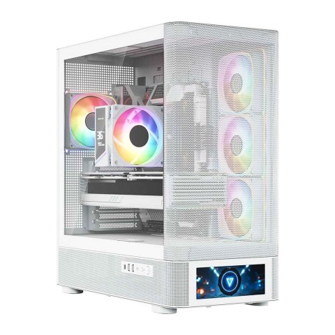 MODECOM Obudowa Volcano AQ500 ARGB Midi biała MODECOM
