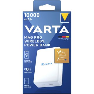 POWERBANK WIRELESS Indukcja Mag Pro 10000mAh VARTA BIAŁY VARTA