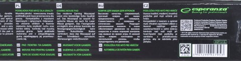 Podkładka gamingowa pod mysz Esperanza GRUNGE EGP101G (250mm x 200mm) Esperanza