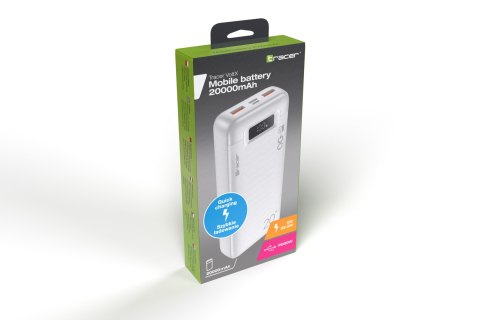 Power bank TRACER VoltX 20000mAh PD+OC3.0 22.5W WH TRACER