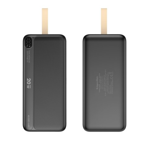 PowerBank Kruger&Matz 40000 mAh Li-ion z funkcją QC oraz PD Kruger&Matz