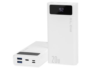 81-148# Power bank 20000mah qc+pd 20w + lightning pb20e biały Blow