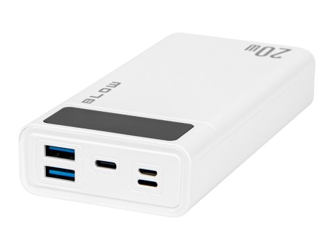 81-148# Power bank 20000mah qc+pd 20w + lightning pb20e biały Blow