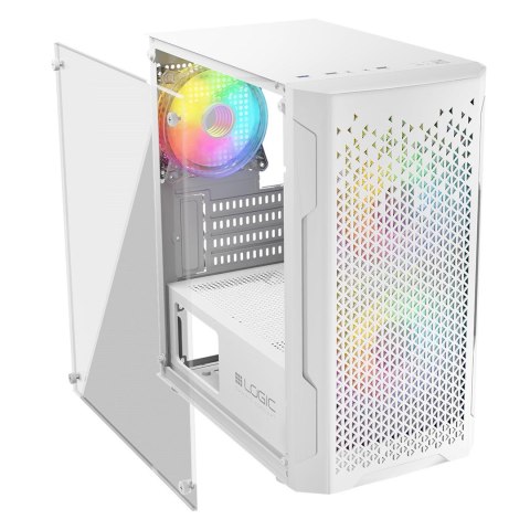 Obudowa LOGIC ARAMIS ARGB Mini USB 3.0 Biała LOGIC