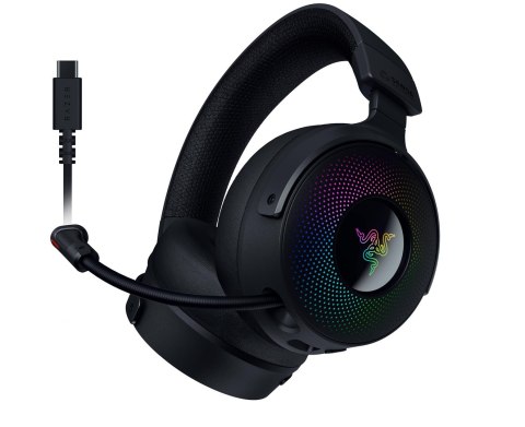 Zestaw słuchawkowy Razer Kraken V4 Pro Bluetooth Over-ear Microphone Bezprzewodowy Czarny RAZER