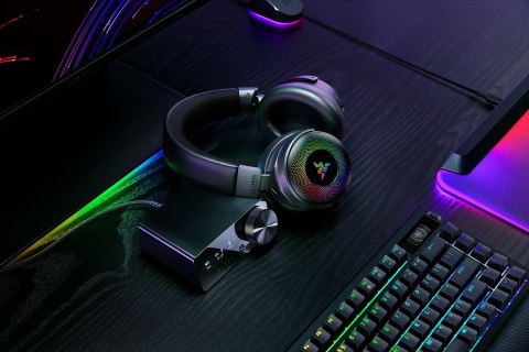 Zestaw słuchawkowy Razer Kraken V4 Pro Bluetooth Over-ear Microphone Bezprzewodowy Czarny RAZER