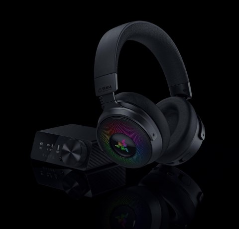 Zestaw słuchawkowy Razer Kraken V4 Pro Bluetooth Over-ear Microphone Bezprzewodowy Czarny RAZER