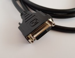 Kabel Przedłużacz DVI-I F - DVI-I M 2m
