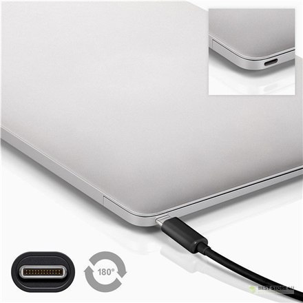 Goobay 71221 USB-C to USB A 3.0 cable, black, 2m Goobay 71221 USB-C to USB A 3.0 cable, black, 2m