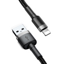 Baseus kabel Cafule USB - Lightning 2,0 m 1,5A szaro-czarny