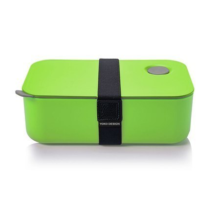 Yoko Design 1386-7850D Lunch Box, Green, Capacity 1 L, Yes