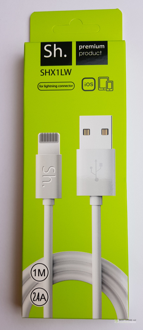 Kabel Premium USB - Lightning 1m 2.4A Kabel Premium USB - Lightning 1m 2.4A