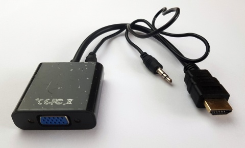 KONWERTER HDMI/VGA+AU-ECO-3