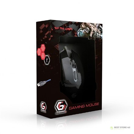 Gembird Gaming mouse, Black/red, MUSG-001-G, USB Gembird Gaming mouse, Black/red, MUSG-001-G, USB