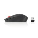 Lenovo ThinkPad Essential Mouse Wireless, Black, Wireless connection, Optical, No, Yes