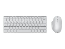 Microsoft Keyboard and Mouse BG/YX BLUETOOTH COMPACT Standard, Wireless, Keyboard layout EN, Glacier, Bluetooth, Wireless connec