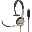 Koss Headphones CS95 USB Headband/On-Ear, USB, Microphone, Black/Gold,