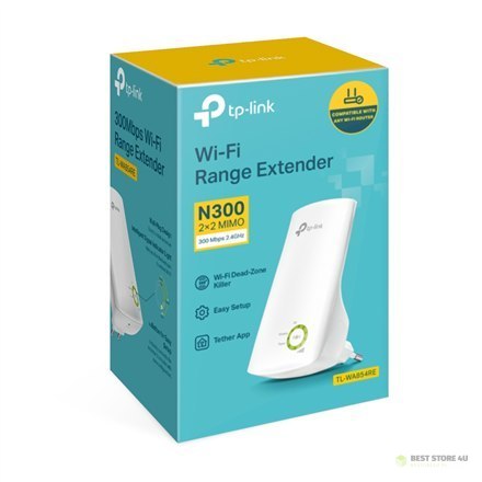 TP-LINK Extender TL-WA854RE 802.11n, 2.4 GHz, 300 Mbit/s, Antenna type 2 Internal Antennas TP-LINK Extender TL-WA854RE 802.11n, 2.4 GHz, 300 Mbit/s, Antenna type 2 Internal Antennas