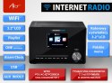 RADIO INTERNETOWE WIFI1001 3.2" color LCD czarne ART