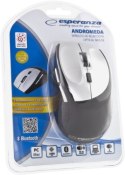 EM123S Mysz bezprzewodowa Bluetooth 6D optyczna Andromeda srebrna