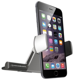 Uchwyt telefonu do montowania w slocie CD Maclean Comfort Series MC-782 - aluminium + ABS