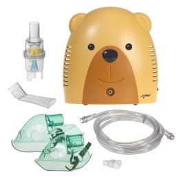 Inhalator dla dzieci Promedix PR-811 misiek, zestaw nebulizator, maski, filterki