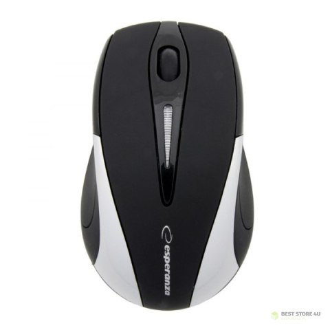 EM101S Mysz bezprzewodowa 2.4GHz 3D optyczna USB Antares srebrna EM101S Mysz bezprzewodowa 2.4GHz 3D optyczna USB Antares srebrna