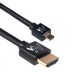 Przewód HDMI-microHDMI SLIM v1.4 1m Maclean MCTV-721 A-D