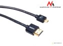 Przewód HDMI-microHDMI ULTRA SLIM v1.4 2m Maclean MCTV-722 A-D