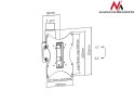 Uchwyt do telewizora sufitowy 23-42" Maclean MC-704 50kg
Max VESA 200x200 PROFI MARKET SYSTEM
