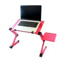 SL7B Stolik pod laptopa chłodzący pink