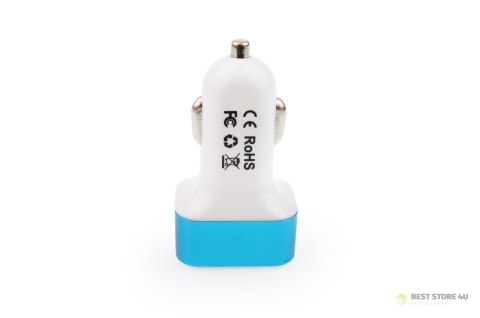 01028 Ładowarka samochodowa 2xUSB + tester napięcia akumulatora Test-04 01028 Ładowarka samochodowa 2xUSB + tester napięcia akumulatora Test-04