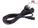 Kabel Zasilający Maclean, Wtyk EU, 3 Pin, 5m, MCTV-801