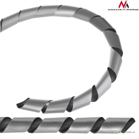 MCTV-687S 48458 Osłona maskująca na kable (20.4*22mm) 3m srebna spirala MCTV-687S 48458 Osłona maskująca na kable (20.4*22mm) 3m srebna spirala