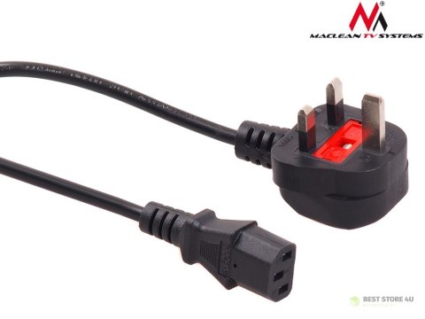 MCTV-808 42162 Kabel zasilający 3 pin 5m wtyk GB MCTV-808 42162 Kabel zasilający 3 pin 5m wtyk GB