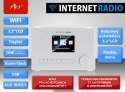 RADIO INTERNETOWE WIFI1002 3.2" color LCD białe ART
