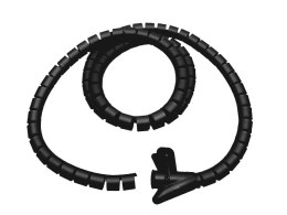 Organizator maskownica kabli, 25mm x 2m Maclean MCTV-676 B czarna
