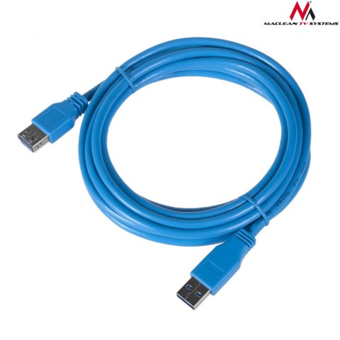 Przewód kabel USB 3.0 AM-AF Wtyk-gniazdo 3m Maclean MCTV-585
