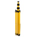 Stojak statyw Maclean, Roboczy dla 2 naświetlaczy, LED Yellow, Kolor żólty, Wykonany ze stali, Max. wysokość 1,5m, MCE583