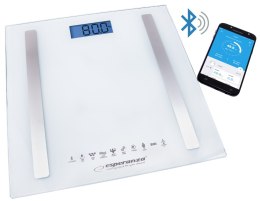 EBS016W Esperanza cyfrowa waga łazienkowa analityczna 8w1 bluetooth b.fit biała