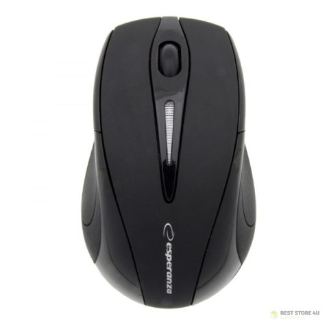 EM101K Mysz bezprzewodowa 2.4GHz 3D optyczna USB Antares czarna EM101K Mysz bezprzewodowa 2.4GHz 3D optyczna USB Antares czarna