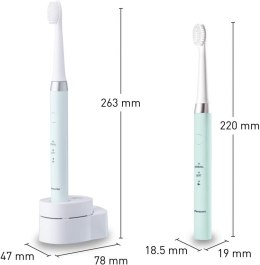 Panasonic Electric Toothbrush EW-DM81-G503 Rechargeable, For adults, Number of brush heads included 2, Number of teeth brushing