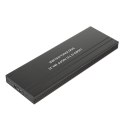 Obudowa dysku Maclean, SSD M.2, NGFF, USB 3.0, rozmiary 2230/2240/2260/2280, aluminiowa obudowa, MCE582