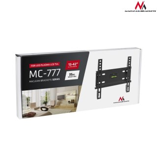 Uchwyt Maclean, Do telewizora, Max vesa 200x200, 13-42", Do 35kg, Czarny, MC-777