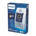 Philips disposable dust bag FC8021/03 Dust Bag 4pcs, • AirStar: FC8220 - FC8229• City-Line: FC8400 - FC8439, HR8368 - HR8378• Ea