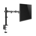 Uchwyt Maclean, Biurkowy do monitora LCD, Podwójne ramię, Vesa 75x75 oraz 100x100, 17-32", 8kg, MC-883