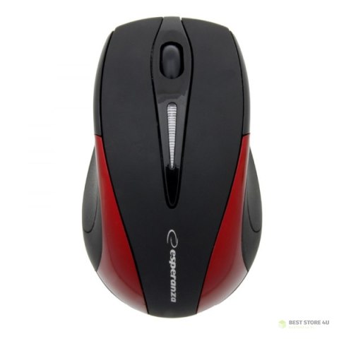 EM101R Mysz bezprzewodowa 2.4GHz 3D optyczna USB Antares czerwona EM101R Mysz bezprzewodowa 2.4GHz 3D optyczna USB Antares czerwona