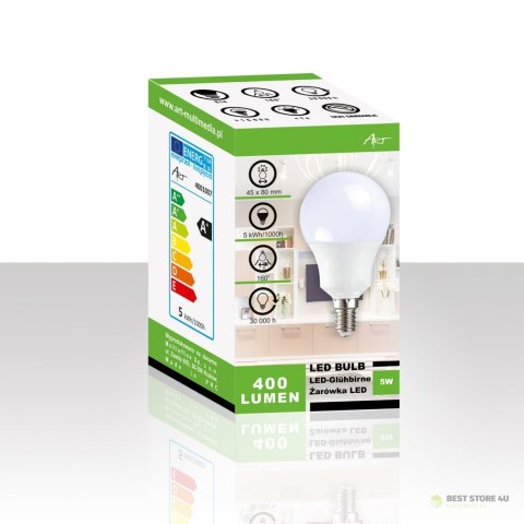 Żarówka bańka,LED ART E14,5W,A45,AC230V,WW Żarówka bańka,LED ART E14,5W,A45,AC230V,WW