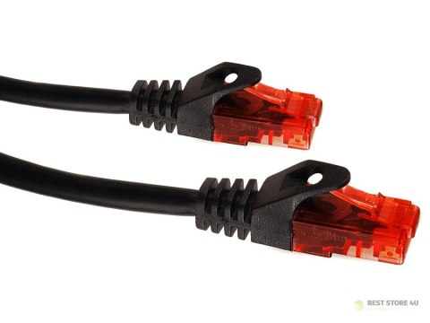 Przewód kabel patchcord UTP Maclean, wtyk-wtyk, Cat6, 20m, czarny, MCTV-741 Przewód kabel patchcord UTP Maclean, wtyk-wtyk, Cat6, 20m, czarny, MCTV-741