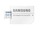 Samsung microSD Card EVO PLUS 64 GB, MicroSDXC, Flash memory class 10, SD adapter